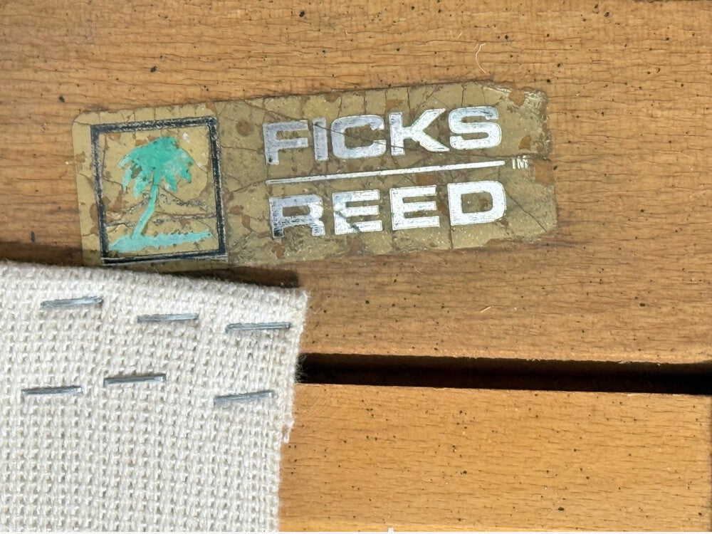 Ficks Reed, Lounge Chairs, Bamboo, Cane, Beige Tweed, USA, 1950s