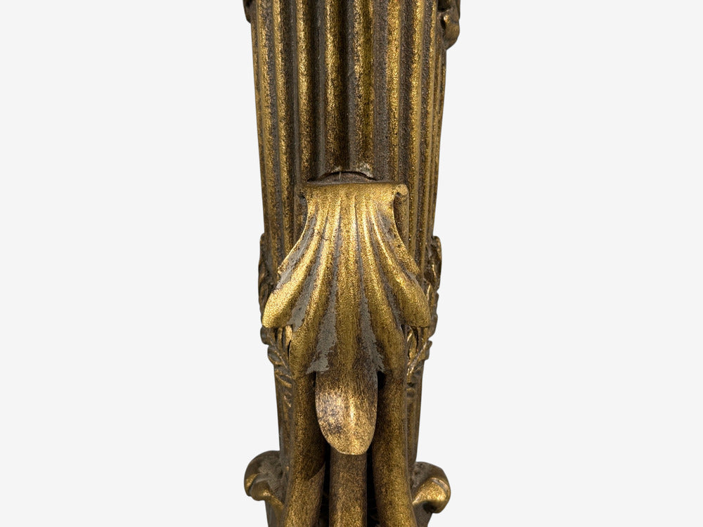 Neoclassical Style, Candelabra Wall Sconces, Giltwood, USA, 1940s