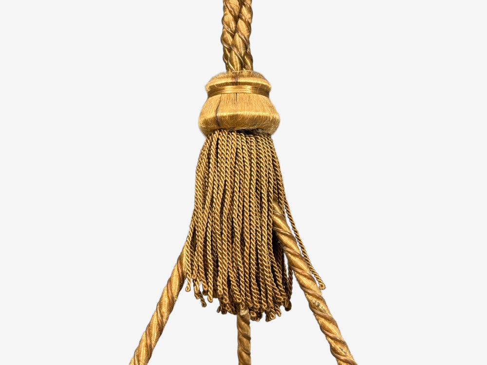Swedish Art Deco, Pendant Light, Rope, Alabaster, Sweden, 1930s