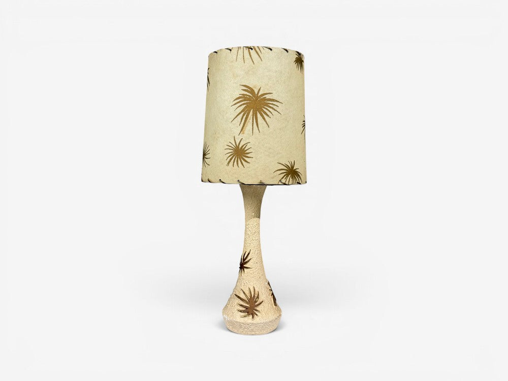 American Modern,  Atomic Age Table Lamps, Chalkware, Fiberglass, USA, 1950s