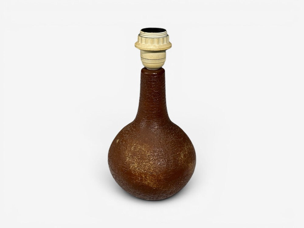 Søholm Stentøj, Danish Modern, Table Lamp, Burnt Orange Ceramic, Denmark, 1960s