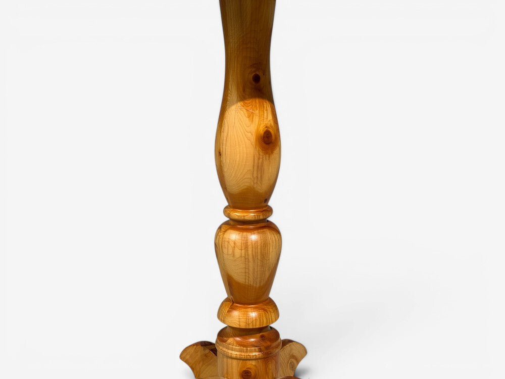 Swedish Modern, Side Table, Pine, Sliced Log, Sweden, 1960s
