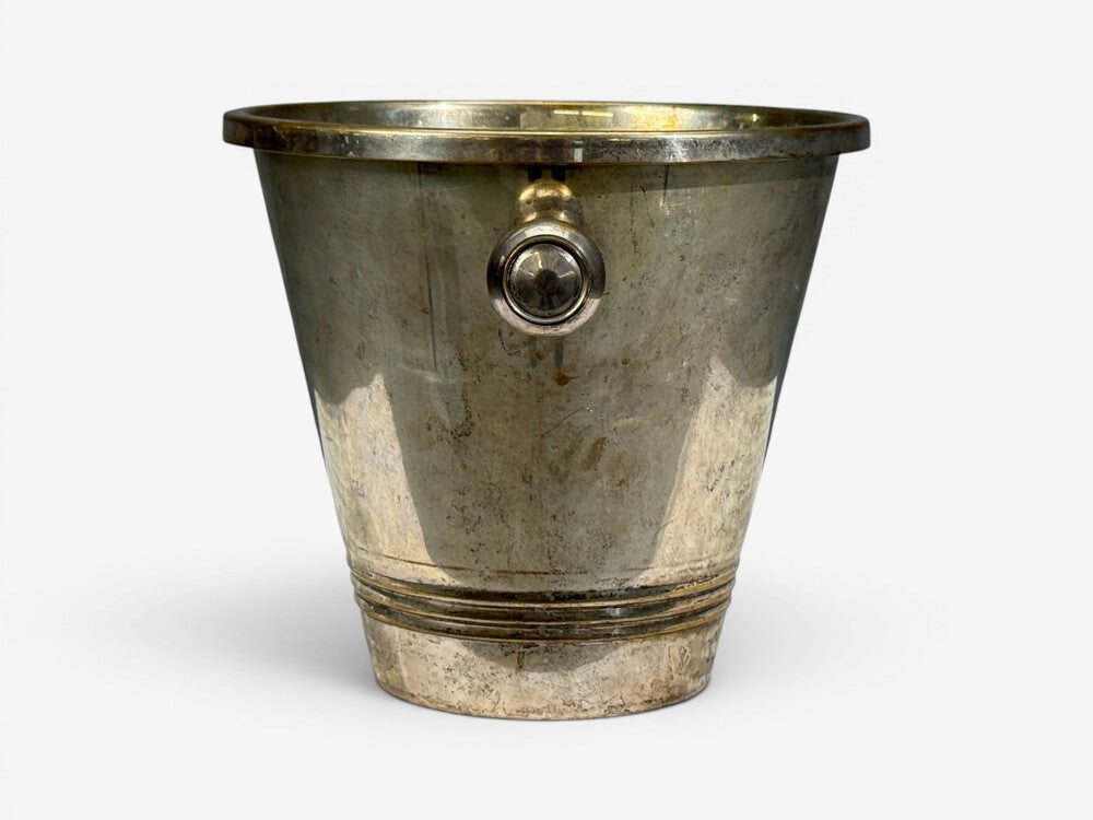 Art Deco Style, Champage or Ice Bucket, Silverplate, France, 20th c.