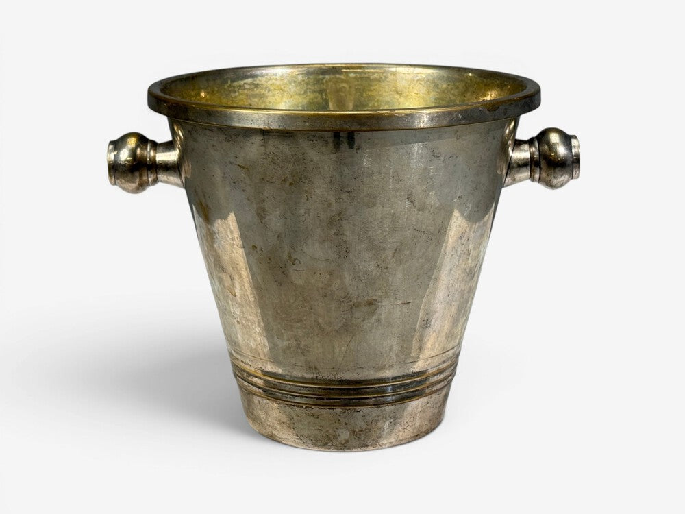 Art Deco Style, Champage or Ice Bucket, Silverplate, France, 20th c.