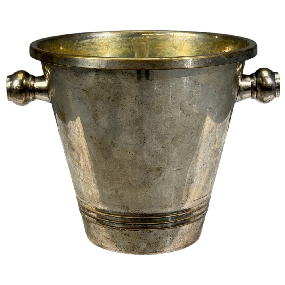 Art Deco Style, Champage or Ice Bucket, Silverplate, France, 20th c.