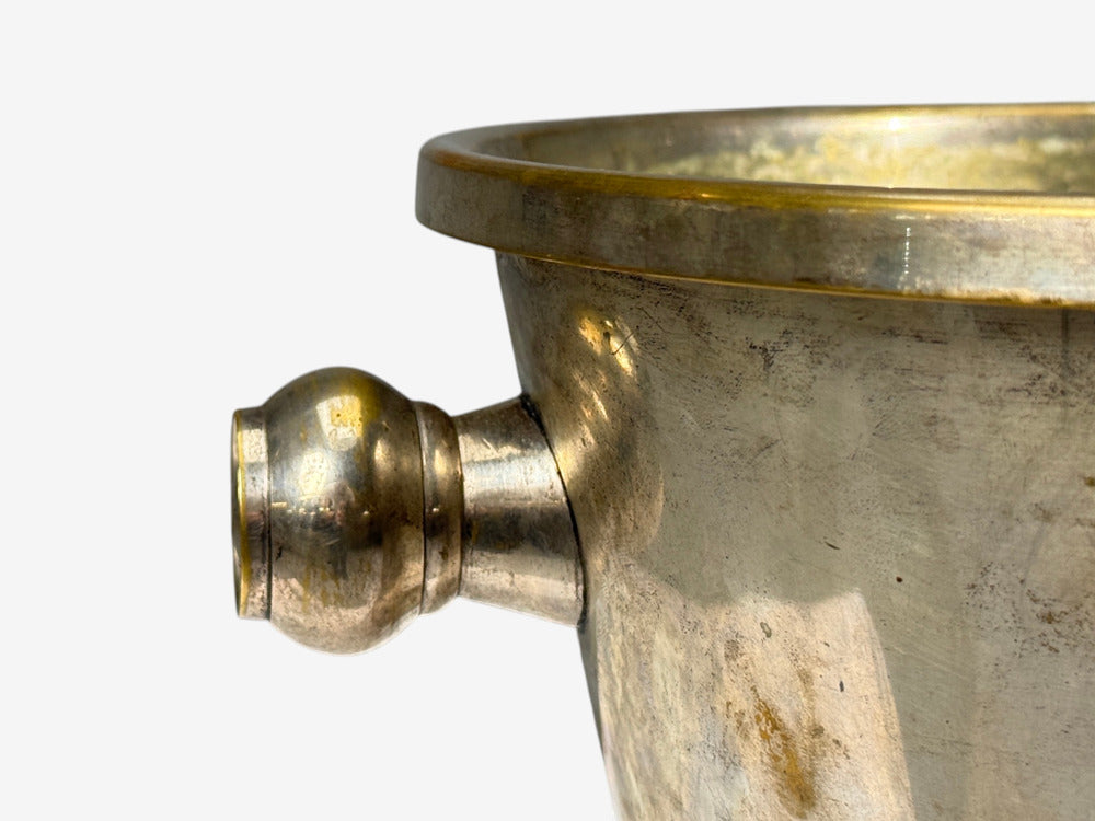 Art Deco Style, Champage or Ice Bucket, Silverplate, France, 20th c.