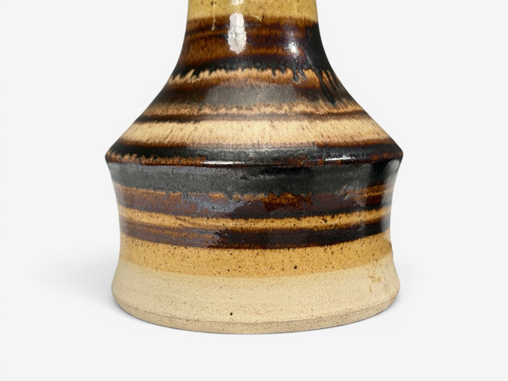 Per Engstrom, Small Table Lamp, Beige Ceramic, Denmark, 1970s