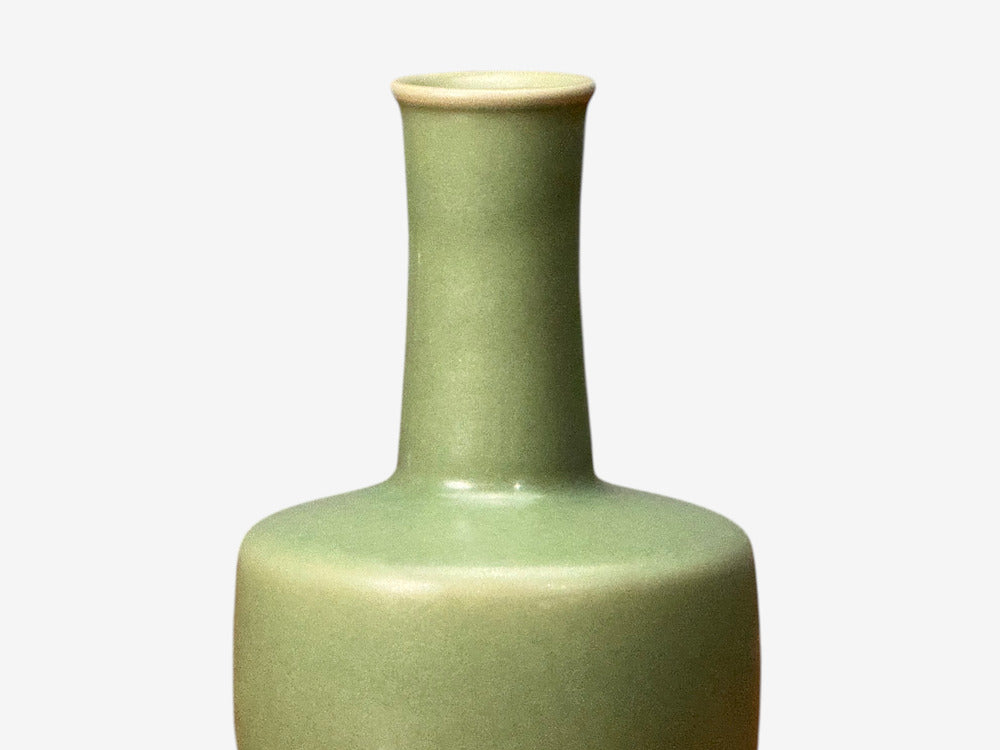 Longquan-Style Celadon Glazed Vase, Qing Dynasty, China, 19th c.