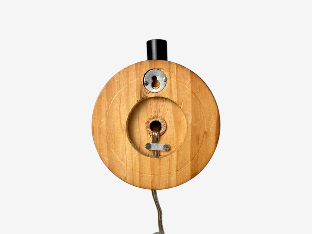 Swedish Modern, Wall Sconce, Pine, Sweden, 1960s
