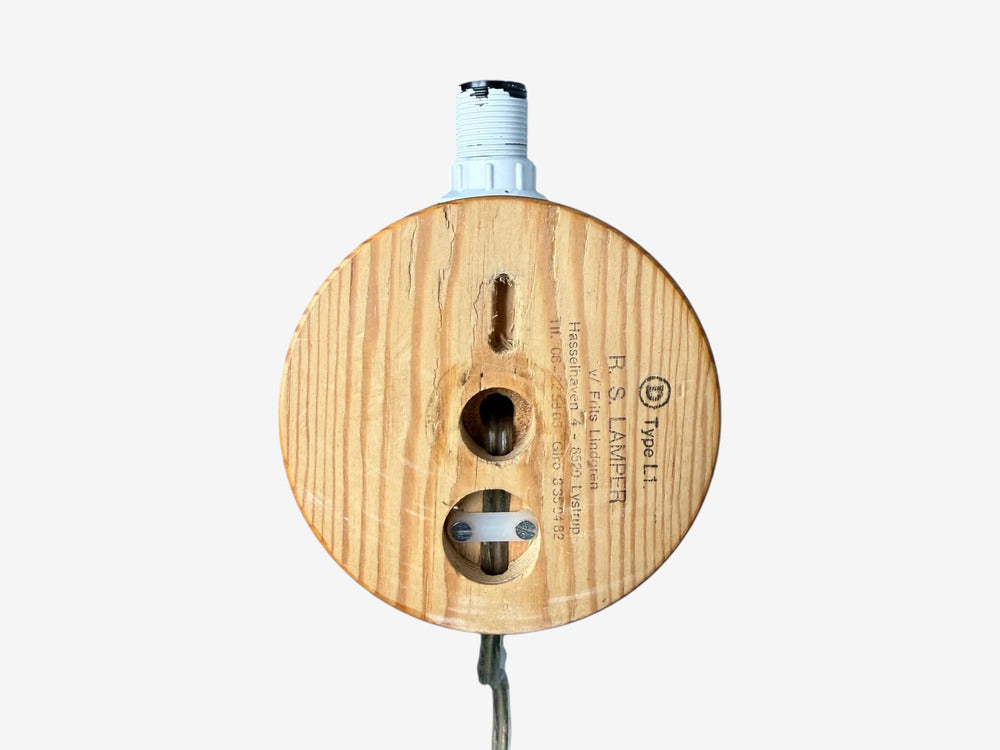 Frits Lindgren, Swedish Modern, Wall Sconce, Pine, Sweden, 1960s