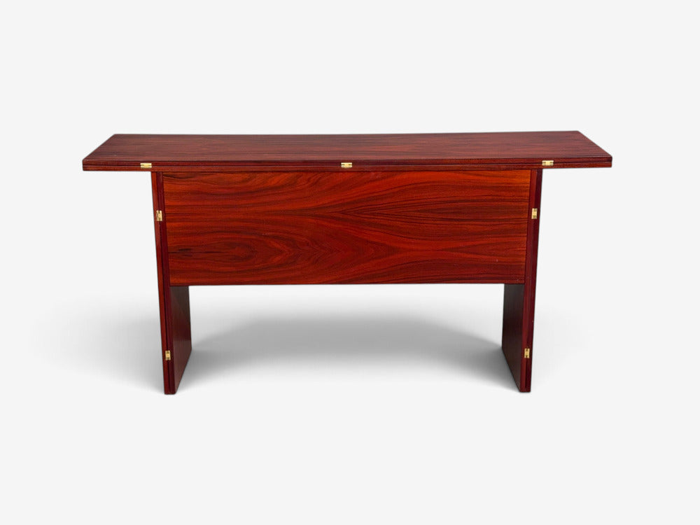 Sannemann, Convertible Console or Dining Table, Rosewood, Denmark, 1970s