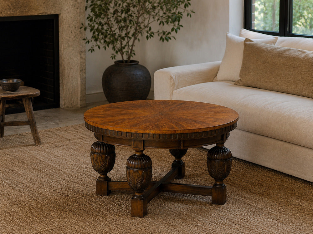 AB Slutarps Möbelindustri, Swedish Grace, Coffee Table, Mahogany, Sweden, 1930s