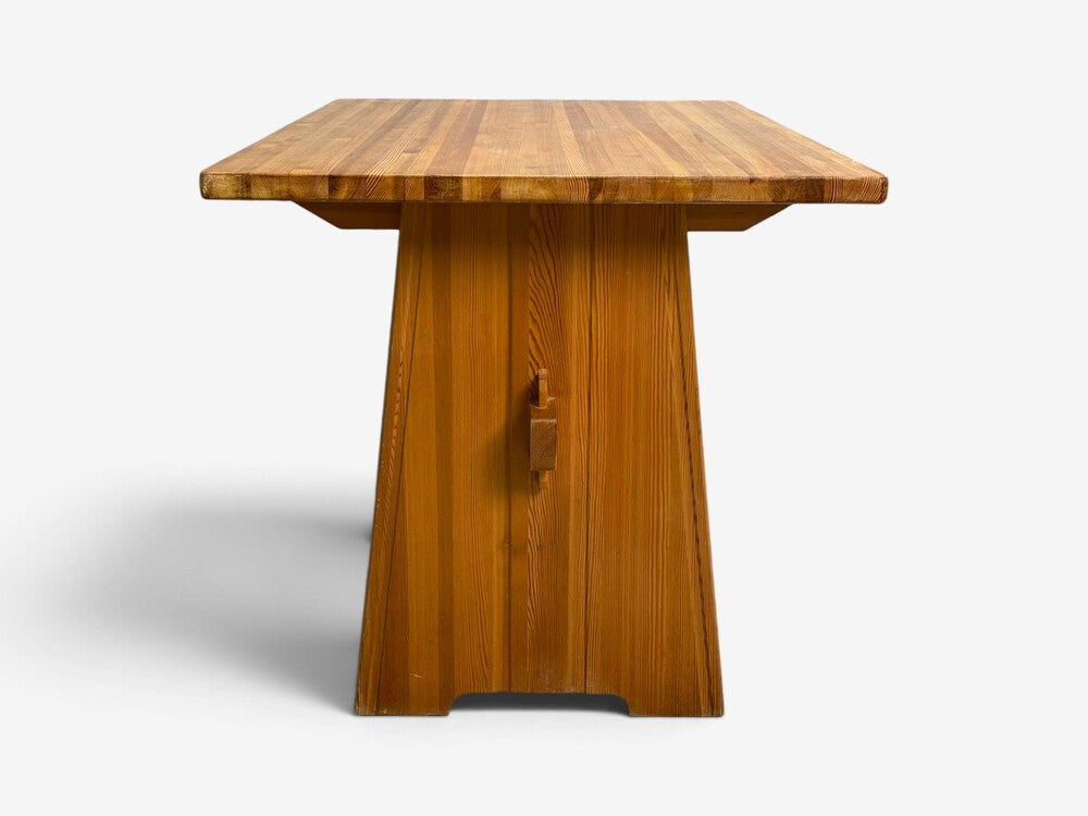 Göran Malmvall, Dining Table, Pine, Sweden, 1970s