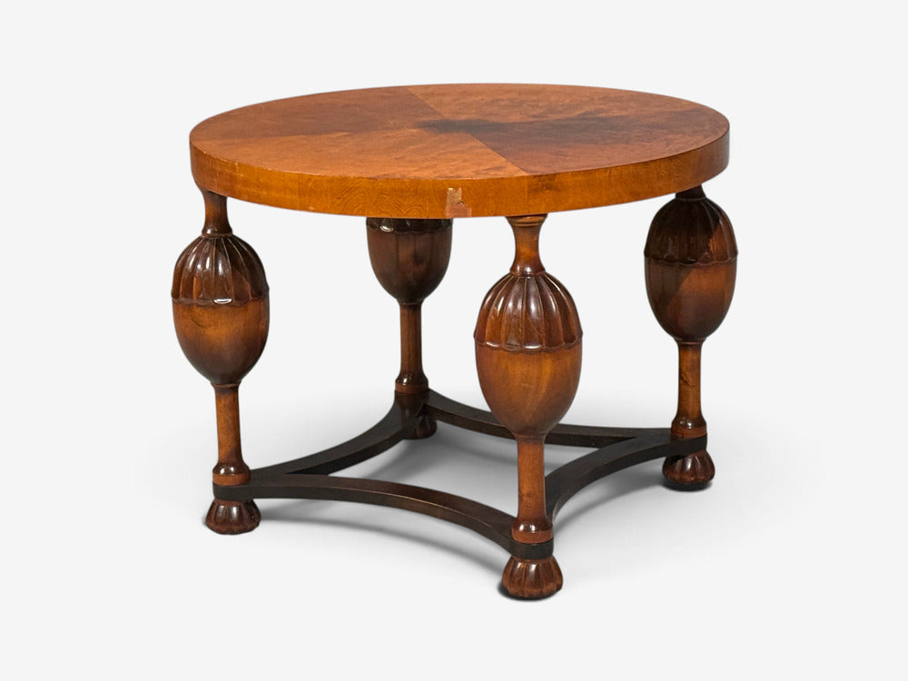 Swedish Modern, Coffee Table, Stained Birch, Sweden, 1930s
