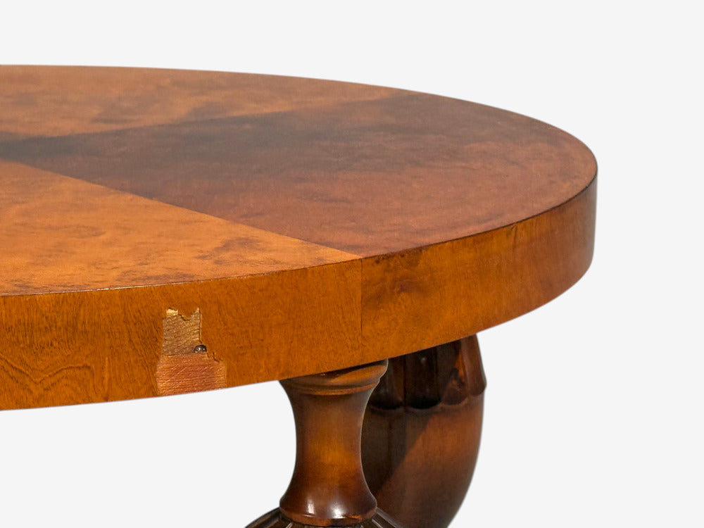 Swedish Modern, Coffee Table, Stained Birch, Sweden, 1930s