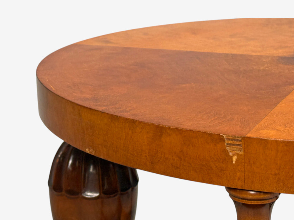 Swedish Modern, Coffee Table, Stained Birch, Sweden, 1930s