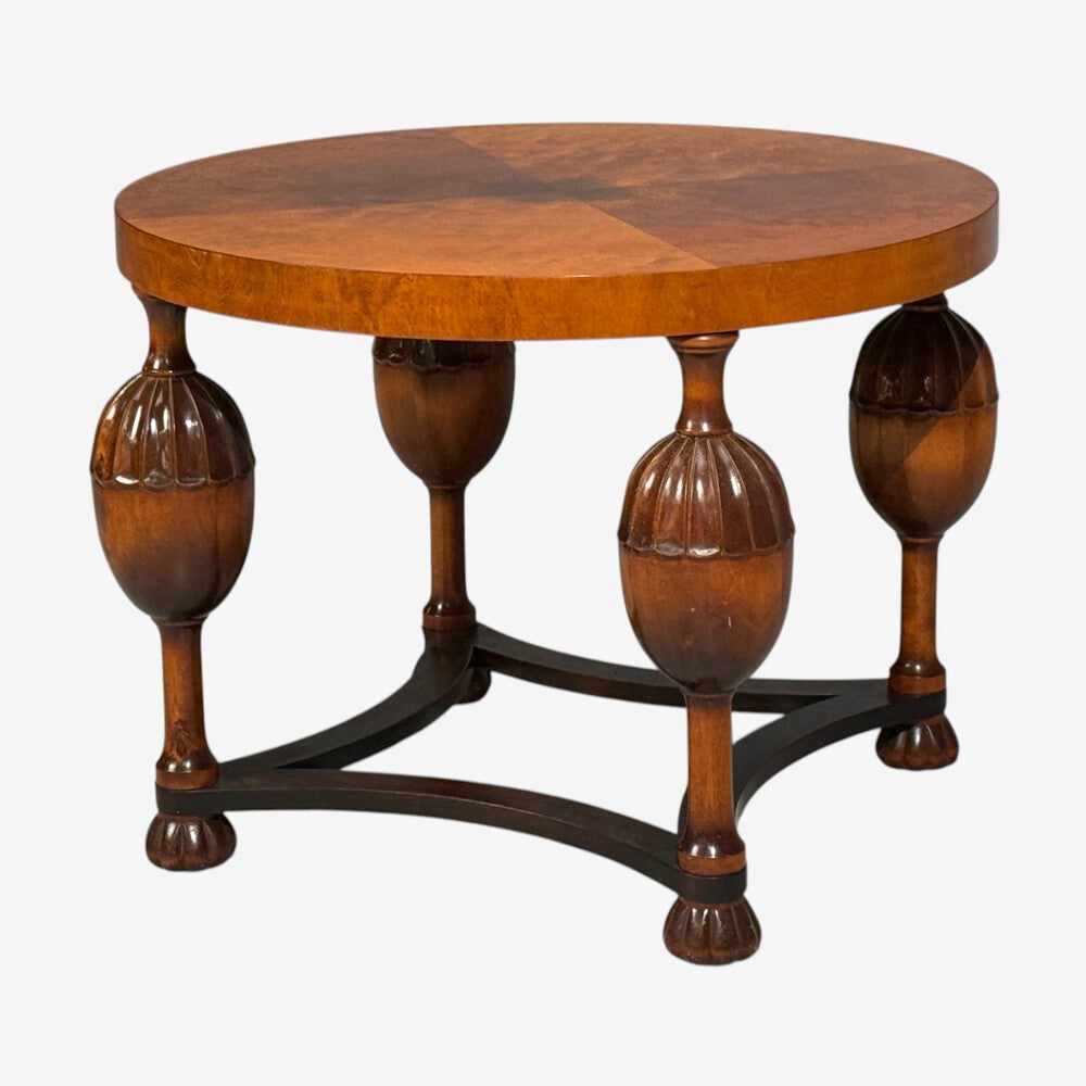 Swedish Modern, Coffee Table, Stained Birch, Sweden, 1930s