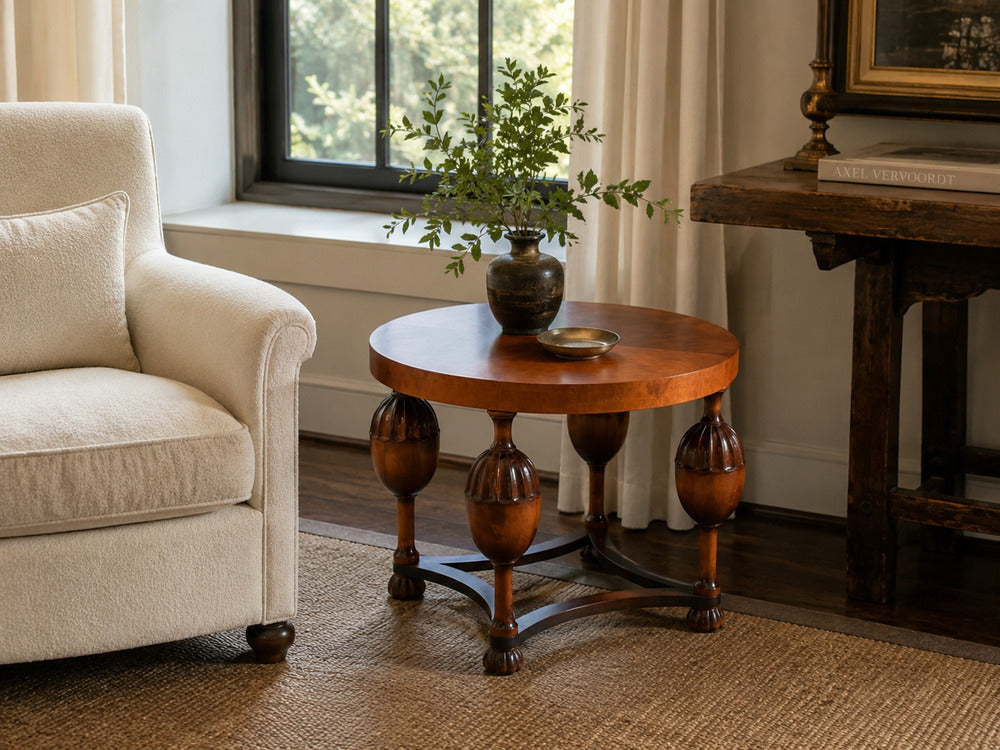 Swedish Modern, Coffee Table, Stained Birch, Sweden, 1930s