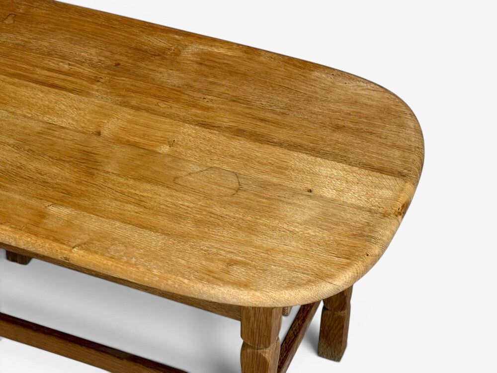 Henning Kjaernulf Style, Side Table, Oak, Denmark, 1970s