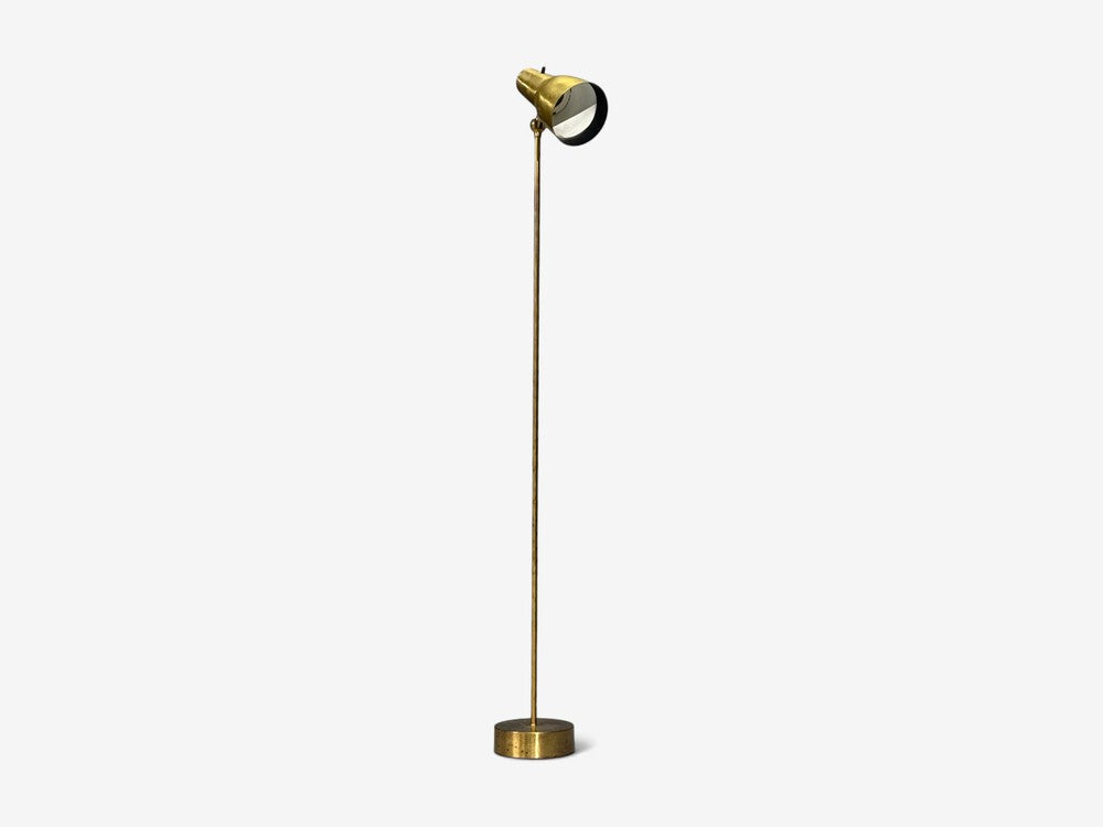 Falkenbergs Belysning, Floor Lamp, Brass, Sweden, 1960s