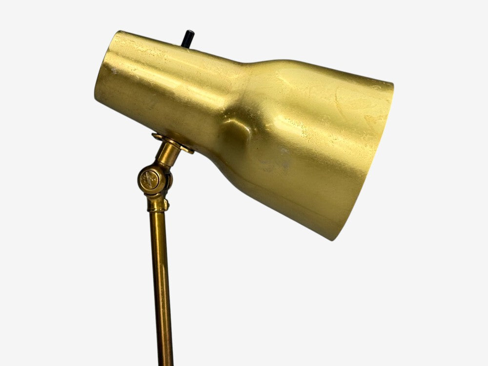 Falkenbergs Belysning, Floor Lamp, Brass, Sweden, 1960s