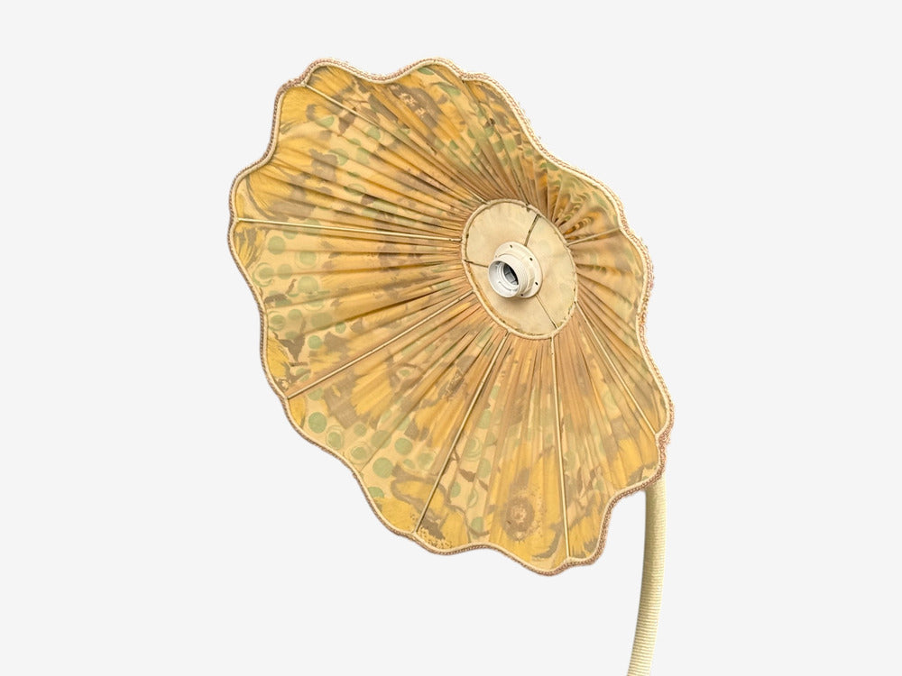 Swedish Modern, Organic Floor Lamp, Cord, Wood, Sweden, 1930s