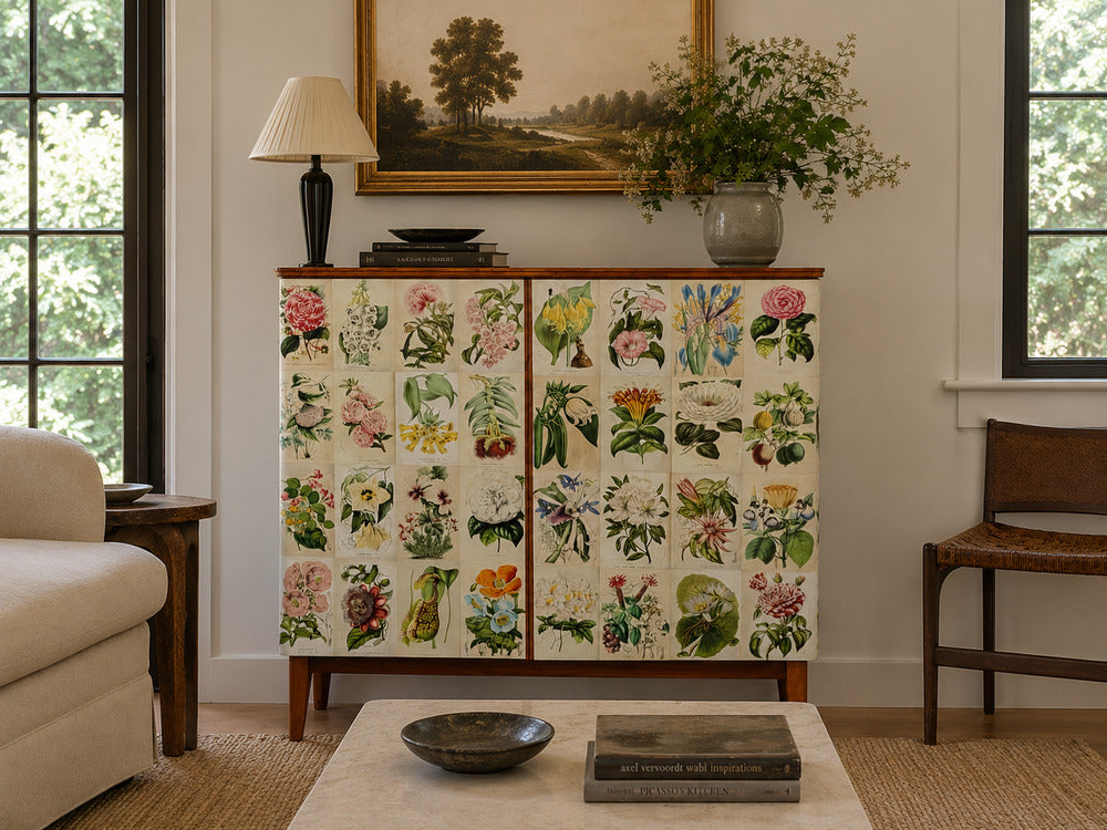 Swedish Modern, La Belgique Horticole Cabinet, Mahogany, Sweden, 1950s