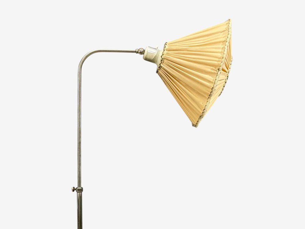 Swedish Modern, Floor Lamp, Light Wood, Metal, Sweden, 1930s
