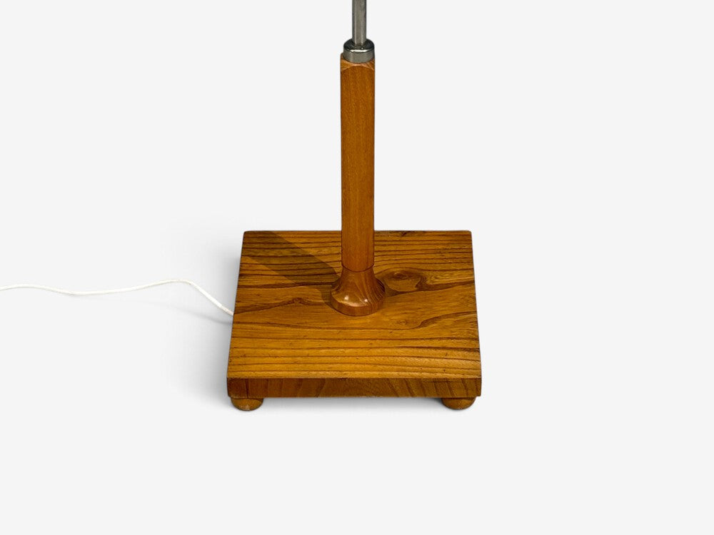 Swedish Modern, Floor Lamp, Light Wood, Metal, Sweden, 1930s