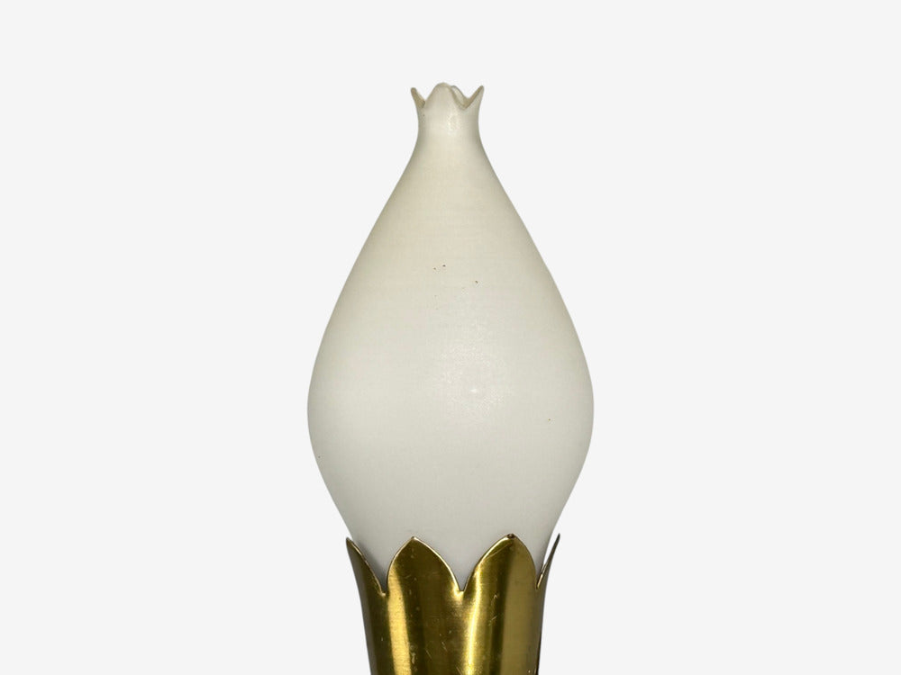 Fog & Mørup, Wall Lights, Brass, Glass, Denmark, 1950s