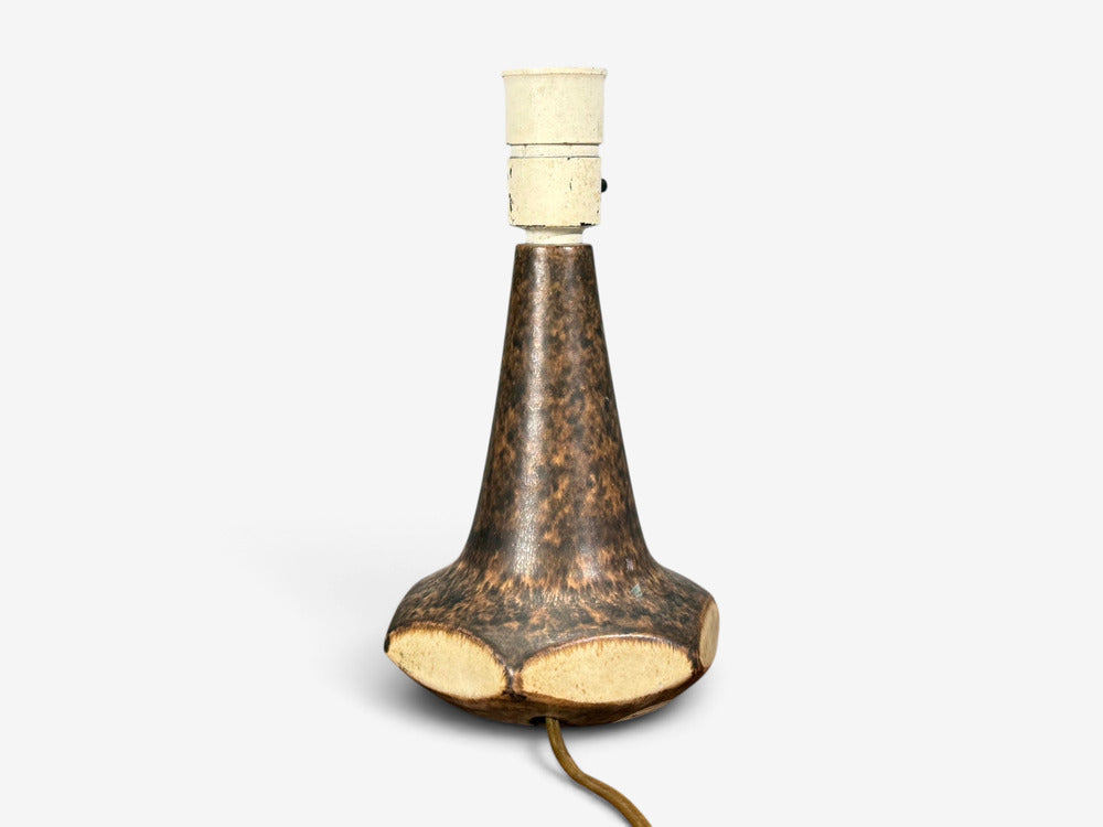 Marianne Starck, Table Lamps, Brown Stoneware, Denmark, 1960s