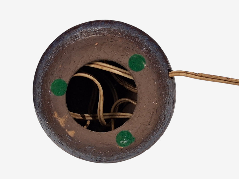 Danish Mid-Century Modern, Orange-Red Glazed Stoneware, Denmark, 1970s