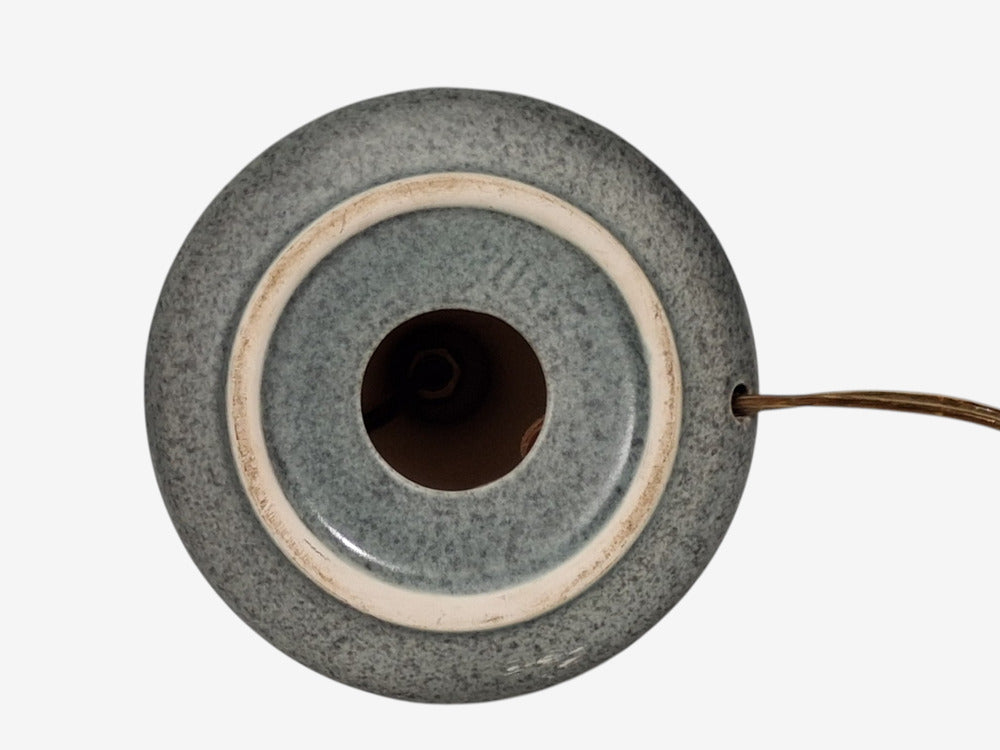 Søholm Stentøj, Table Lamp, Grey Stoneware, Denmark, 1960s