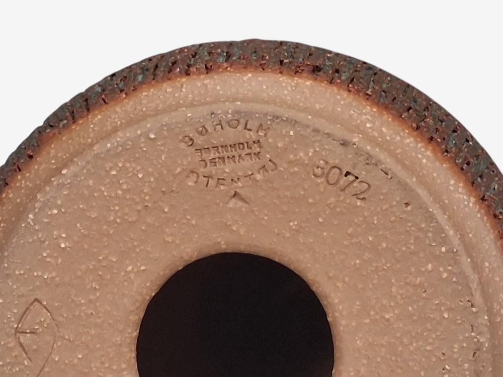 Einar Johansen, Large Table Lamp, Brown Stoneware, Denmark, 1960s
