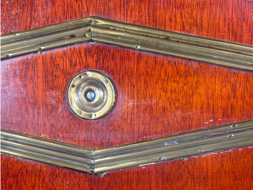 Russian Neoclassical, Wall Mirror, Mahogany, Bronze, Baltic States, 1860s