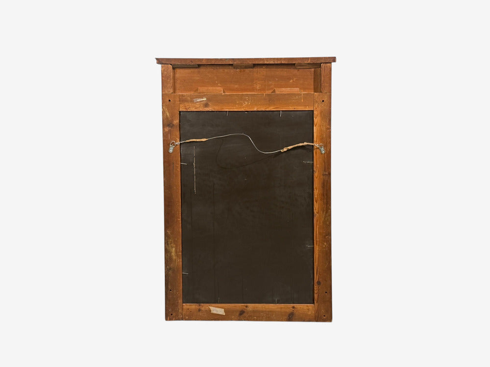 Russian Neoclassical, Wall Mirror, Mahogany, Bronze, Baltic States, 1860s