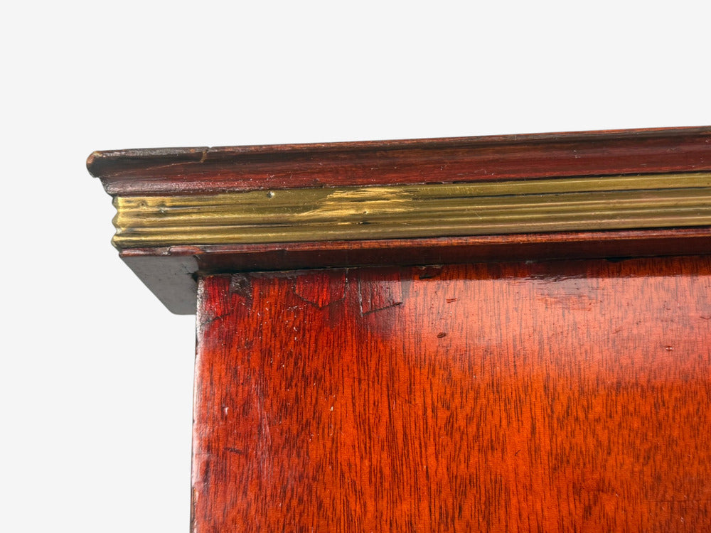 Russian Neoclassical, Wall Mirror, Mahogany, Bronze, Baltic States, 1860s