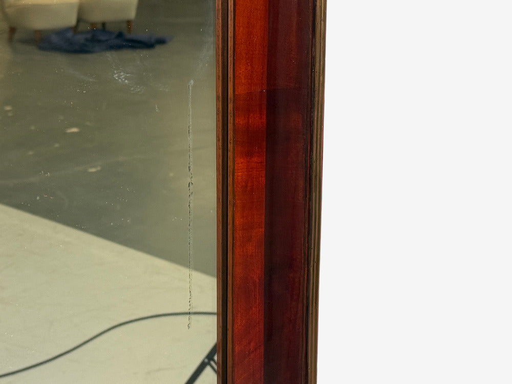 Russian Neoclassical, Wall Mirror, Mahogany, Bronze, Baltic States, 1860s