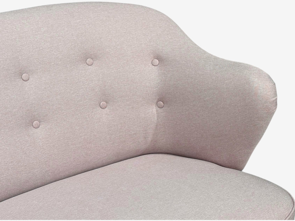 Flemming Lassen, Rare Sofa, Beige Fabric, Birch, Finland, 1950s