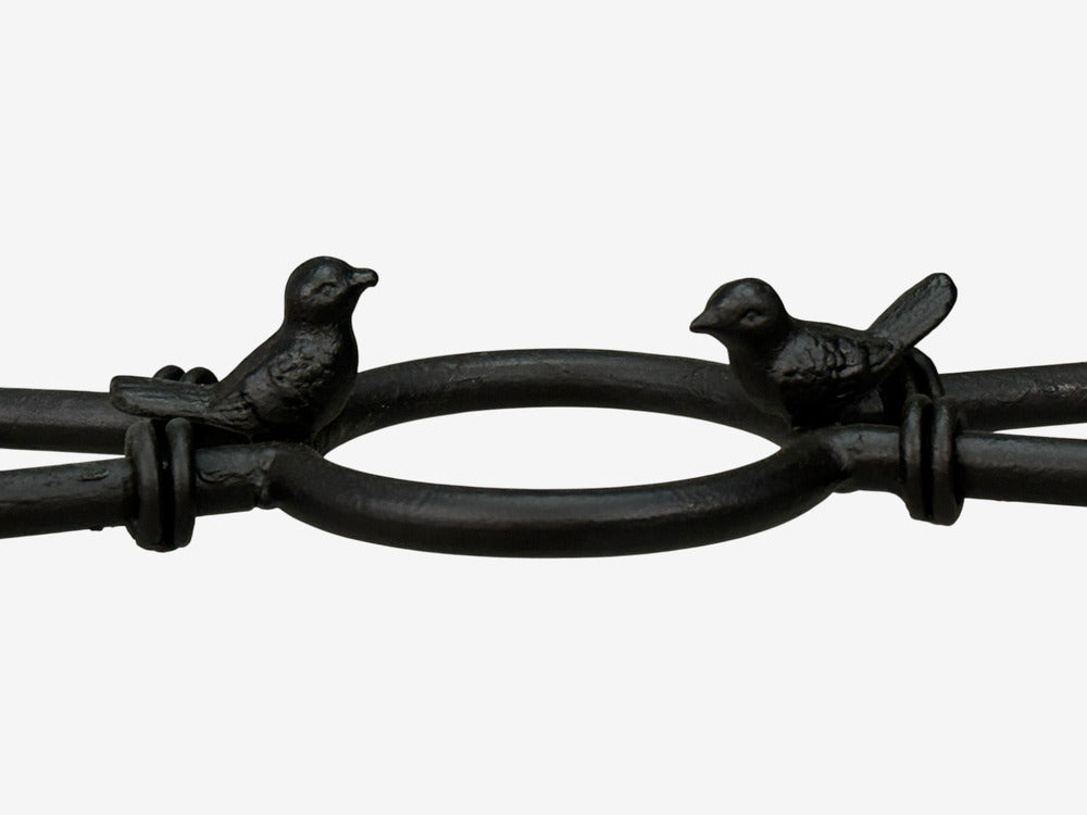 Giacometti Style, Console Table, Forged Metal, Glass, USA, 1970s