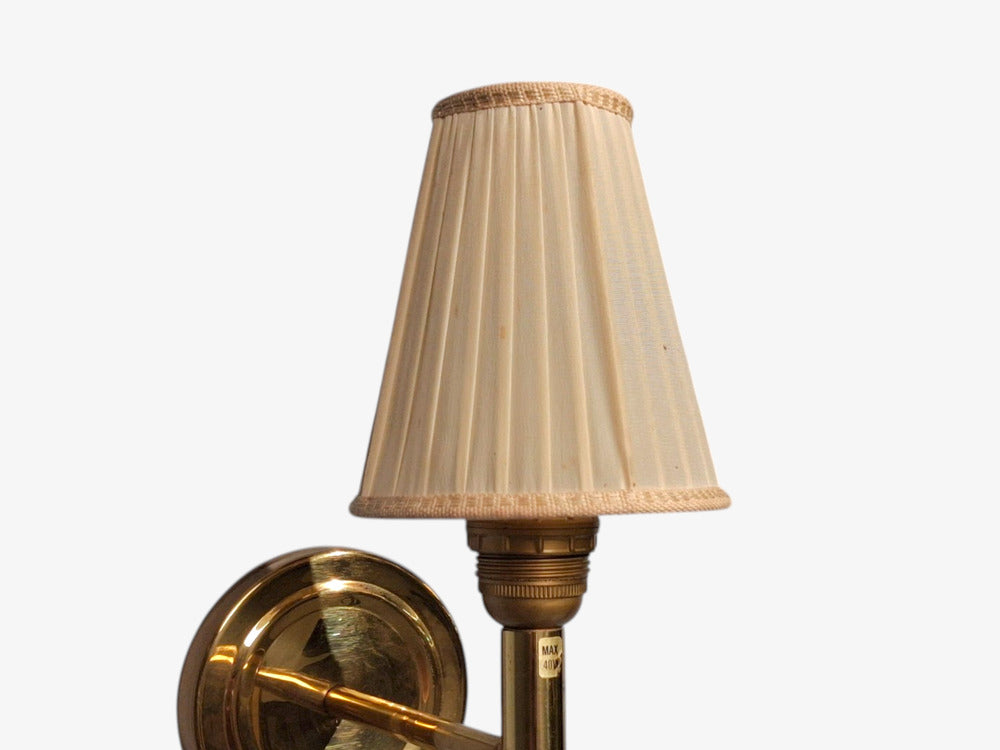 Abo Randers, Danish Modern, Wall Sconces, Brass, Denmark, 1980s