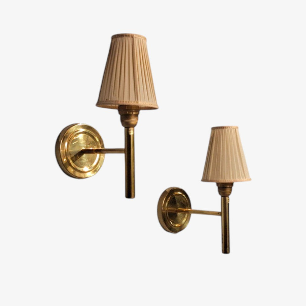 Abo Randers, Danish Modern, Wall Sconces, Brass, Denmark, 1980s