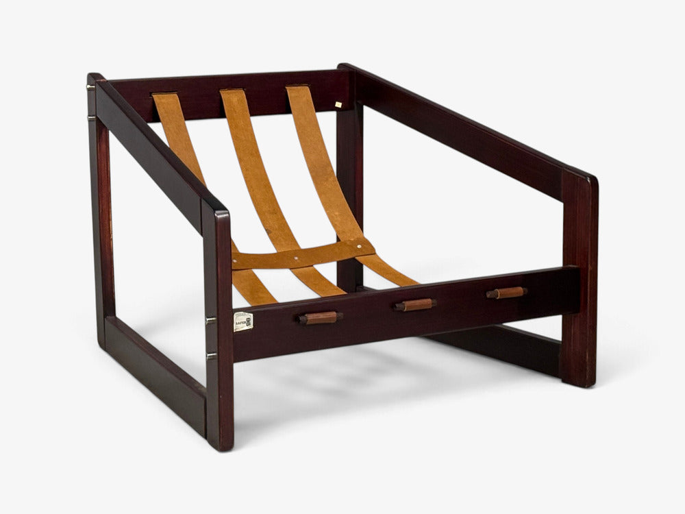 Percival Lafer, MP-93 Lounge Chairs, Rosewood, Leather, Brazil, 1960s
