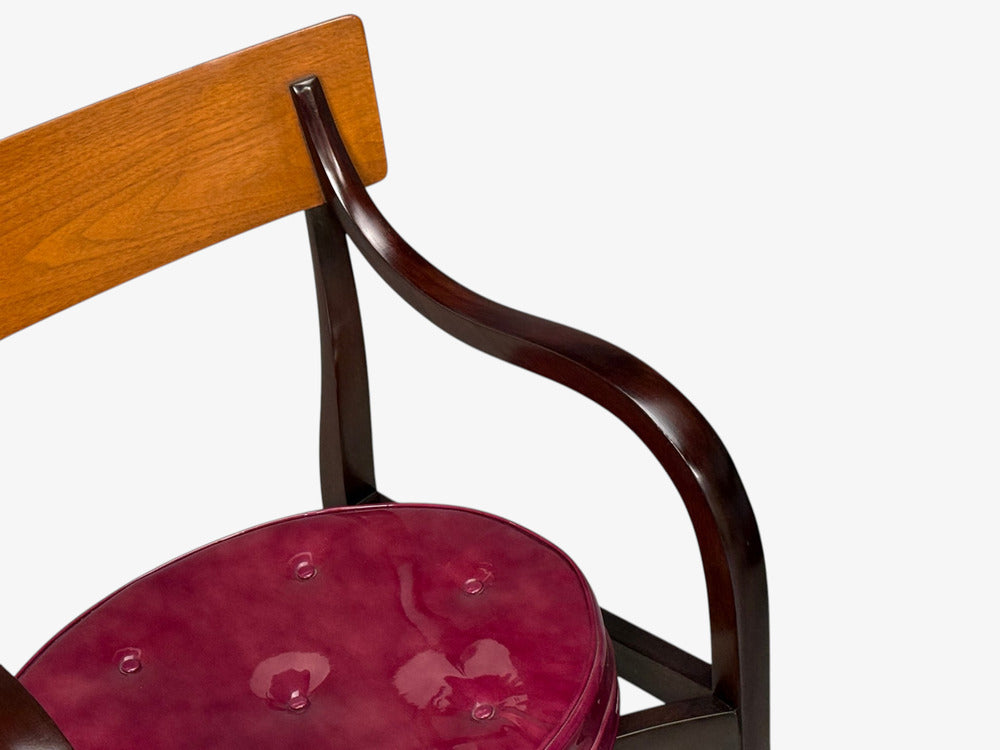 Edward Wormley, Alexandria Armchairs, Mahogany, Walnut, United States, 1960s