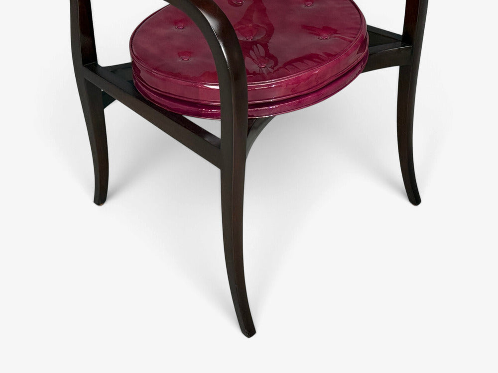 Edward Wormley, Alexandria Armchairs, Mahogany, Walnut, United States, 1960s