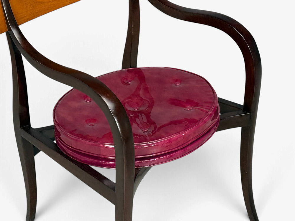 Edward Wormley, Alexandria Armchairs, Mahogany, Walnut, United States, 1960s