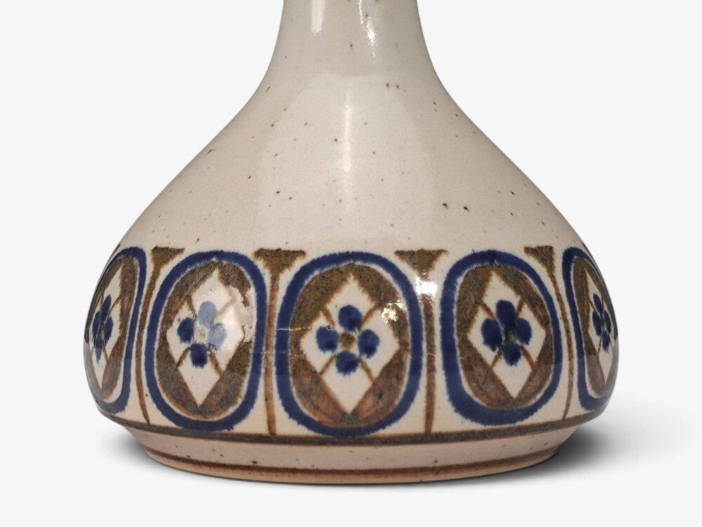 Marianne Starck, Table Lamp, Cream Glazed Ceramic, Denmark, c. 1960s