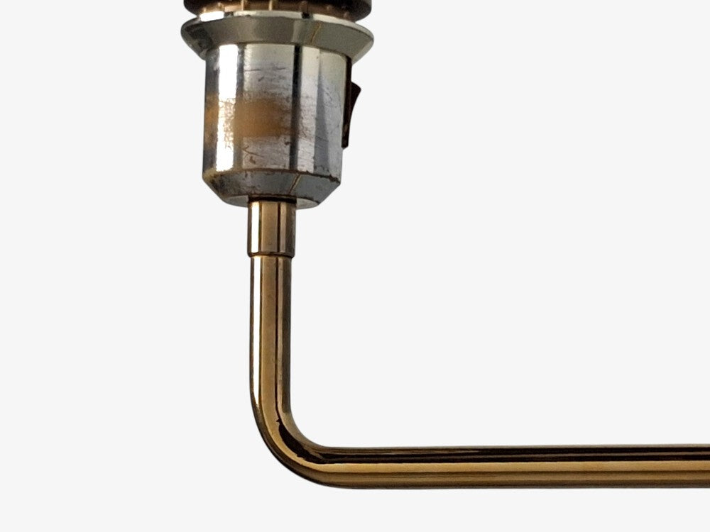 RAF, Articulating Wall Sconces, Brass, Gilt Metal, Sweden, 1970s