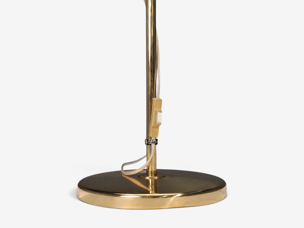 Hans-Agne Jakobsson, Large Adjustable Table Lamp, Polished Brass, Sweden, 1960s