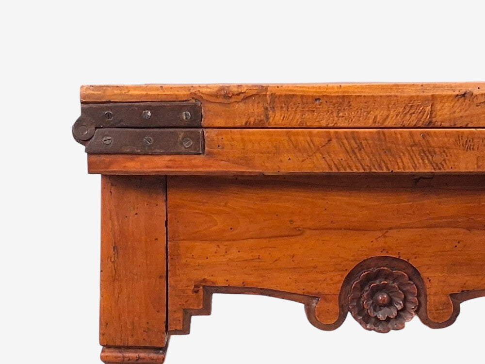 Louis XVI, French Provincial Games Table, Parquetry, Fruitwood, France, 1800s